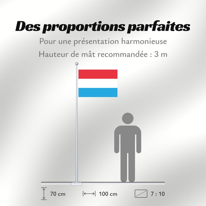Proportions du drapeau : Luxembourg	Luxemburgo	Luxemburg	Lussemburghese	Luksemburga	Сцяг Люксембурга	Национално знаме на Люксембург	Banniel Luksembourg	Lucemburská vlajka	Luxembourgs	Σημαία του Λουξεμβούργου	Luksemburgi lipp	پرچم لوکزامبورگ	Luxemburgin	Lucsamburg	ლუქსემბურგის დრო