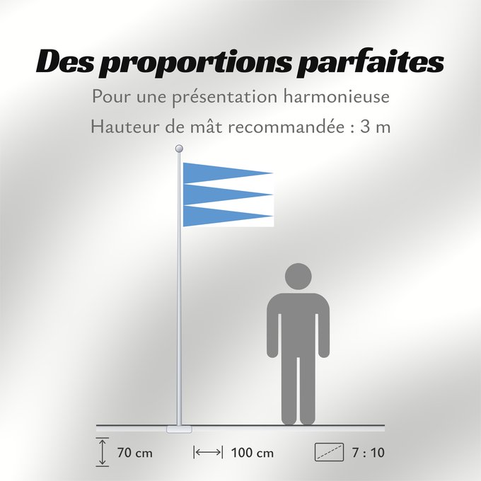Proportions du drapeau : Sogn og Fjordane	comté de Sogn og Fjordane	Sogn og Fjordane, Norway