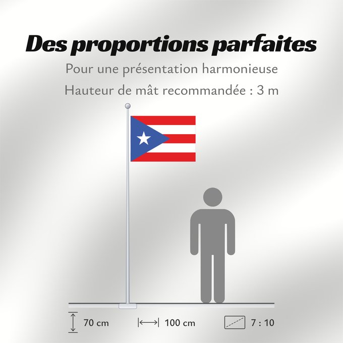 Proportions du drapeau : Puerto Rico	Porto Rico	Puerto Ricos	Portoryka	Porto-Riko	De Porto Rico	Ka hae Pokoliko	Standardo di Porto-Riko	Portuum Divum	Porto Rica	Флаг Пуэрто-Рико	Прапор Пуерто-Рико	Stän Puertorikeänas