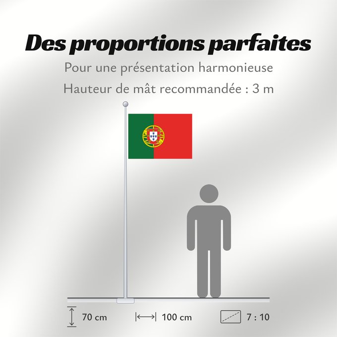 Proportions du drapeau : Portugal Portugals Portogallo A bandeira nacional de Portugal Portugalii علم البرتغال Сцяг Партугаліі Banniel broadel Portugal Portugala პორტუგალიის დროშა Прапор Португалії