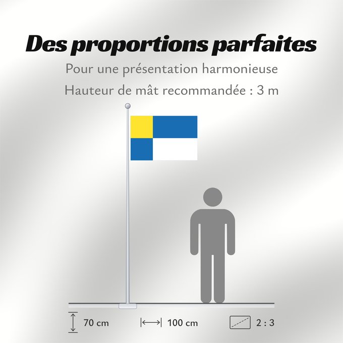 Proportions du drapeau : Bratislavsky vlajka	Bratislava Region	Région de Bratislava	Región de Bratislava	Bratislava (Region)