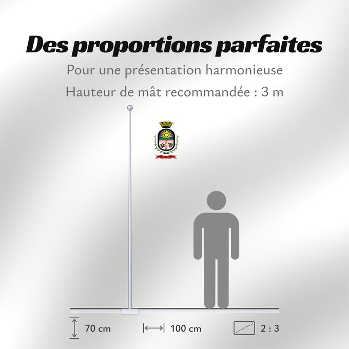 Proportions du drapeau : Cerro Largo