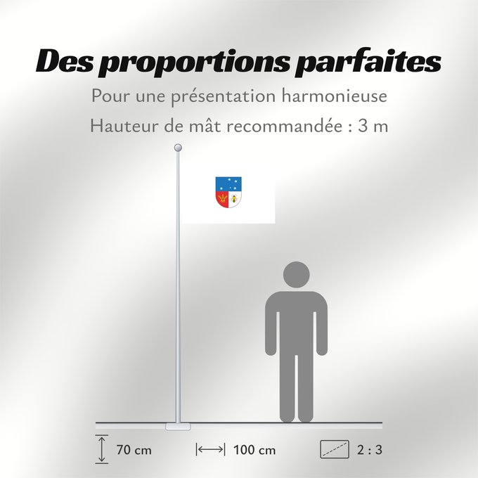Proportions du drapeau : Colonia Department	Colonia	 département de Colonia 