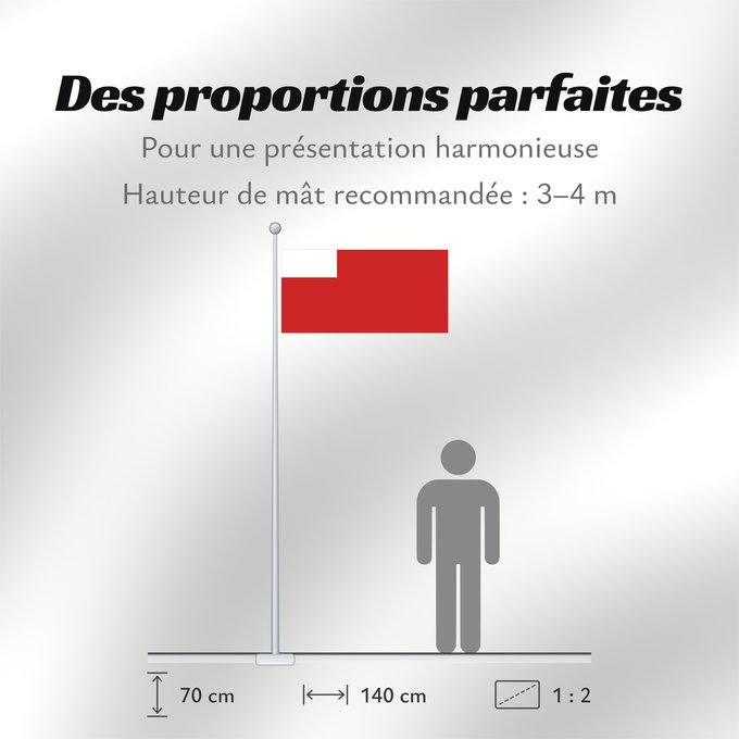 Proportions du drapeau : Abu Dhabi	D Abou Dabi	علم أبو ظبي	Abu Dabi	Прапор Абу-Дабі
