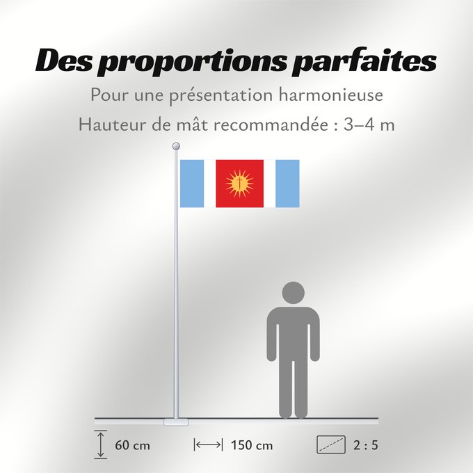 Proportions du drapeau : Provincia de Santiago del Estero	Santiago del Estero Province	province de Santiago del Estero	provincia de Santiago del Estero	Santiago del Estero (Provinz)	provincia di Santiago del Estero	Santiago del Estero, Argentina