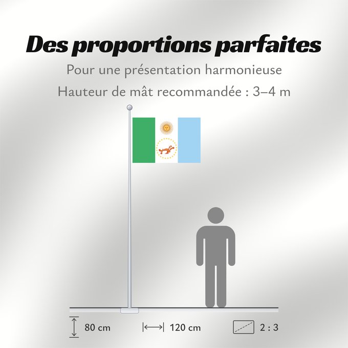 Proportions du drapeau : Provincia del Chaco	Chaco Province, Argentina	Province de Chaco	Chaco (Provinz)	Chaco Provincia