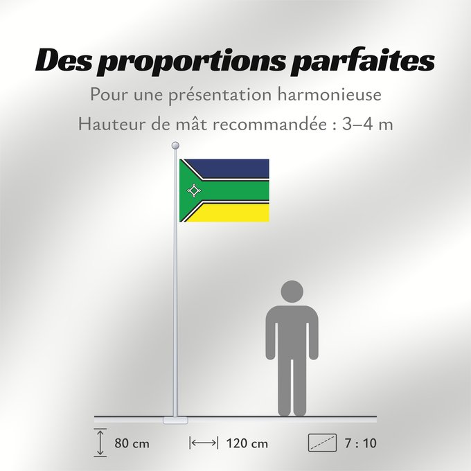 Proportions du drapeau : Amapá