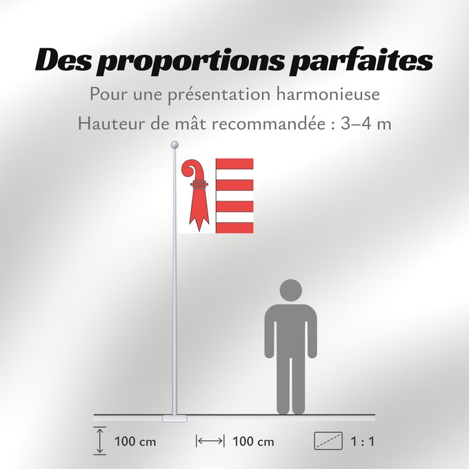 Proportions du drapeau : Canton of Jura	Republic and Canton of the Jura	canton du Jura	Cantón del Jura	Kanton Jura	Canton Giura