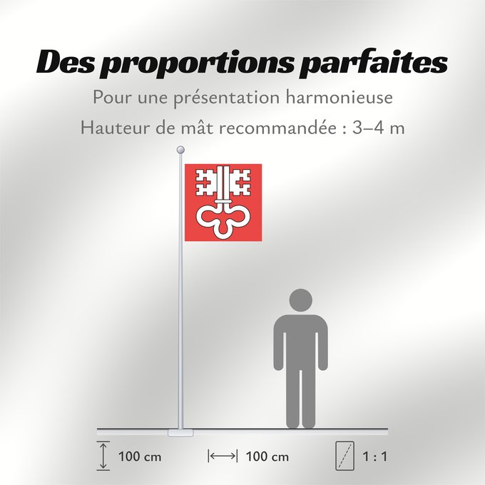 Proportions du drapeau : Canton of Nidwalden	Canton of Nidwalden in Switzerland	canton de Nidwald	Nidwalden	Nidvaldo