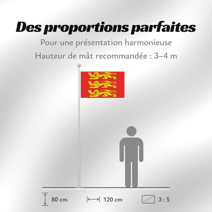 Proportions du drapeau : Haute-Normandie	Upper Normandy region in France	Région Haute-Normandie en France	Baja Normandía	Upper Normandie	Alta Normandia