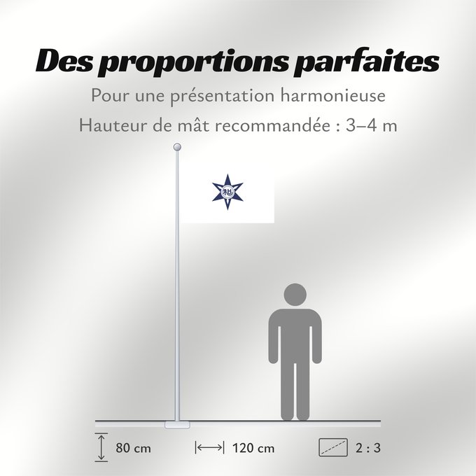 Proportions du drapeau : Wakayama