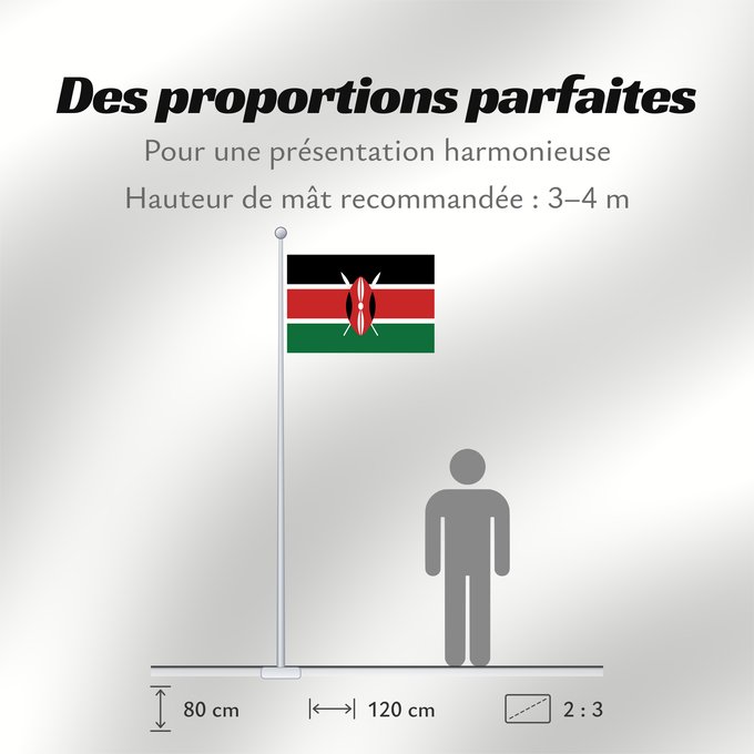 Proportions du drapeau : Kenya	Kenia	Quénia	Kenii	የኬንያ ሰንደቅ ዓላማ	علم كينيا	Keniya	Сцяг Кеніі	কেনিয়ার ফিরালহান	Kenije	Keňská vlajka	Kenyas	Σημαία της Κένυας	Kenja	Kenya lipp	Kenian	דגל קניה	केन्या का ध्वज	ケニアの国旗	კენიის დროშა	케냐의 국기	Kenijos	Знаме на Кенија	Kenyas flagg	Флаг Кении	K