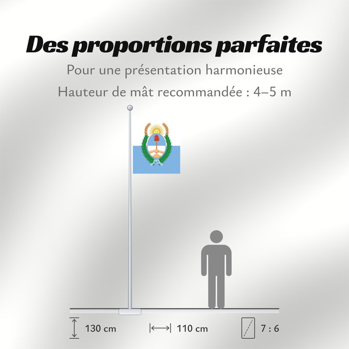 Proportions du drapeau : Provincia de Mendoza	Mendoza Province, Argentina	Province de Mendoza	Provincia de Mendoza, Argentina	Mendoza (Provinz)	Provincia di Mendoza
