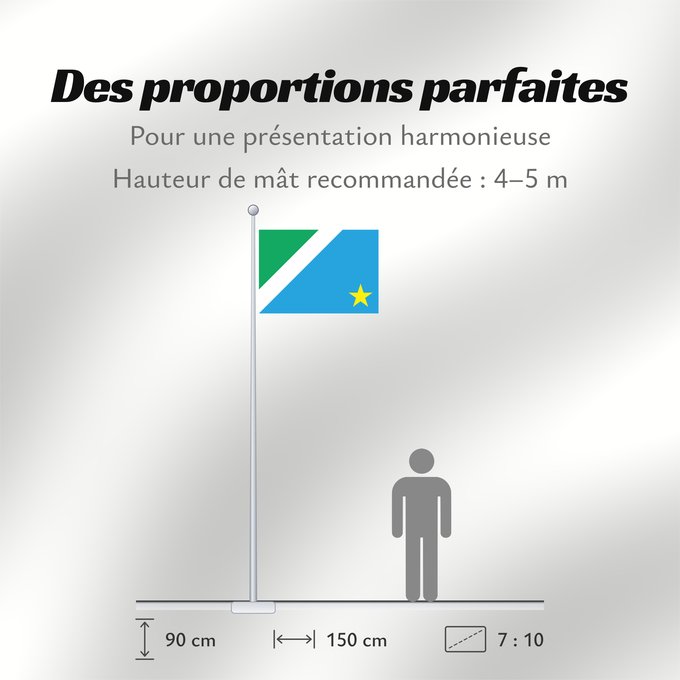 Proportions du drapeau : Mato Grosso do Sul Mato Grosso do Sul, Brazil Mato Grosso del Sur