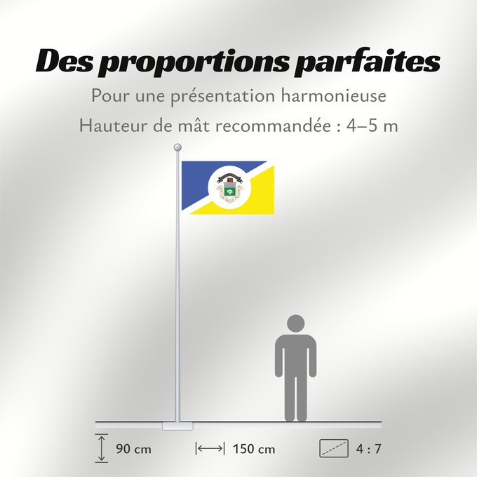 Proportions du drapeau : Winnipeg