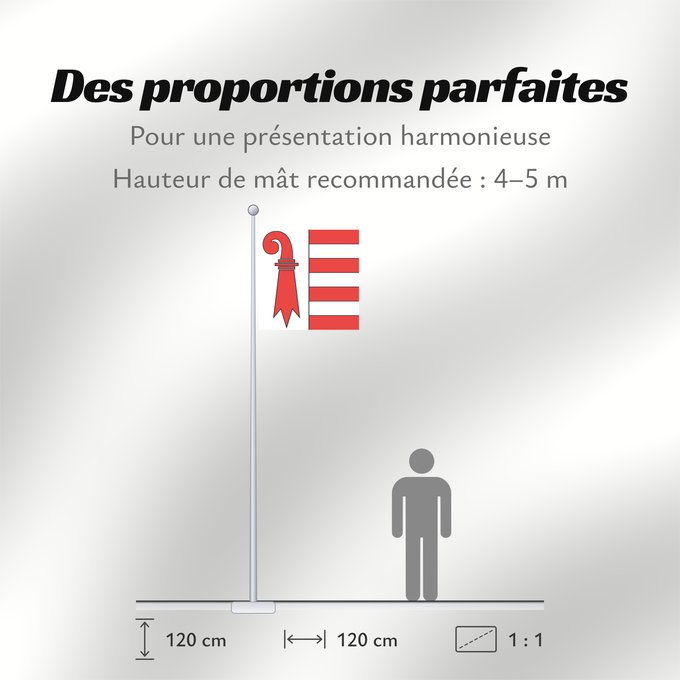 Proportions du drapeau : Canton of Jura	Republic and Canton of the Jura	canton du Jura	Cantón del Jura	Kanton Jura	Canton Giura