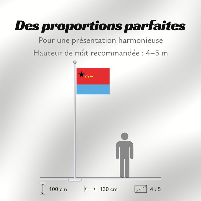 Proportions du drapeau : Air Force Flag of the People s Republic of China