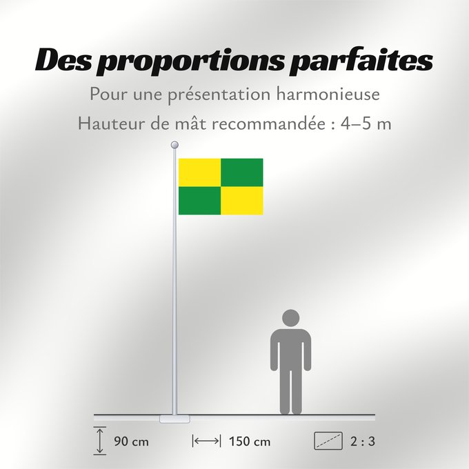 Proportions du drapeau : Villahermosa  Tolima	Villahermosa (Tolima)	Municipio de Villahermosa  Tolima