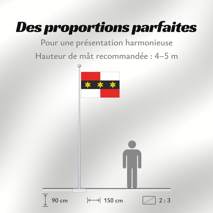 Proportions du drapeau : Brodek u Prostejova CZ	Municipal flag of Brodek u Prostějova market town	Brodek u Prostějova	Městysu Brodek u Prostějova, okres Prostějov