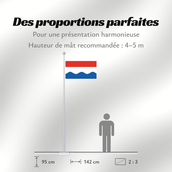 Proportions du drapeau : Brno-Bystrc	Cs Brno-Bystrc