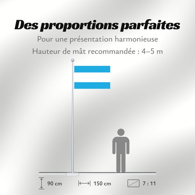 Proportions du drapeau : Et-Maardu Maardu