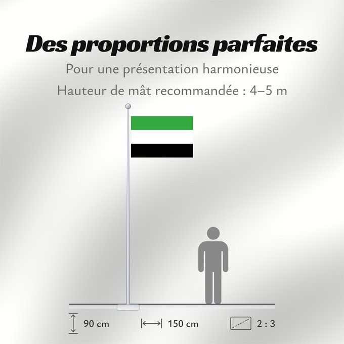 Proportions du drapeau : Extremadura, Spain	Extremadura	Extrémadure ou Estrémadure	Extremadura 