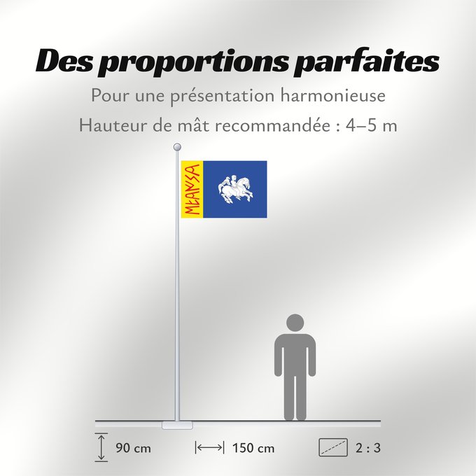 Proportions du drapeau : Mara	Mara-Zaragoza-Spain	Mara-Saragosse	Mara-Zaragoza	Mara-Saragossa	Mara-Saragozza