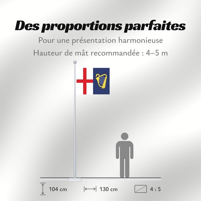 Proportions du drapeau : Commonwealth 1649-1651 Commonwealth (1649-1651) Commonwealth between 1649 and 1651