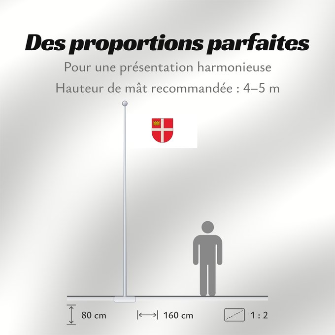 Proportions du drapeau : Ikšķile Ikšķile, Latvia Ikšķiles
