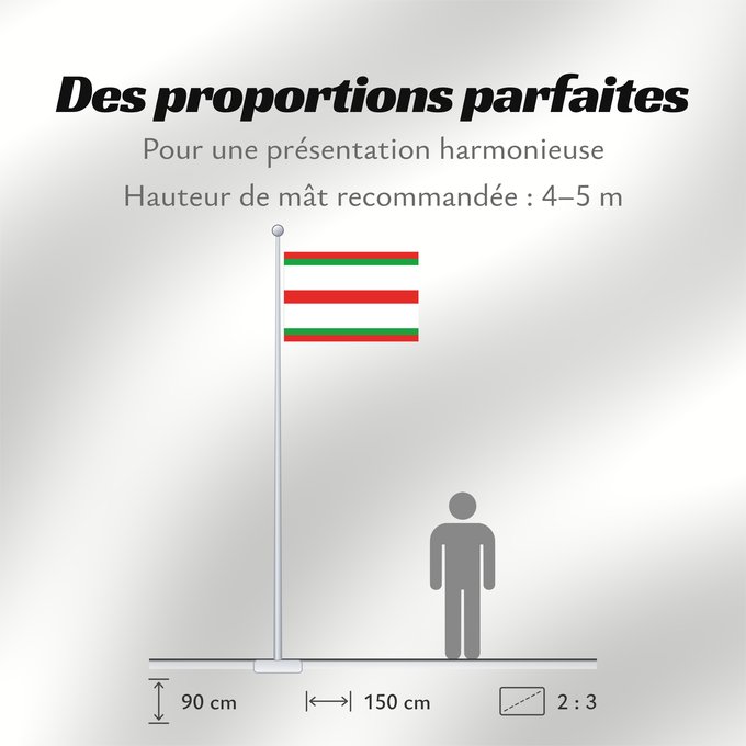 Proportions du drapeau : Tripoli reported  1771	Tripoli	Tripoli (rapporté 1771)	Trípoli (reportado 1771)	Tripolis (gemeldet 1771)	Tripoli (riportato 1771)