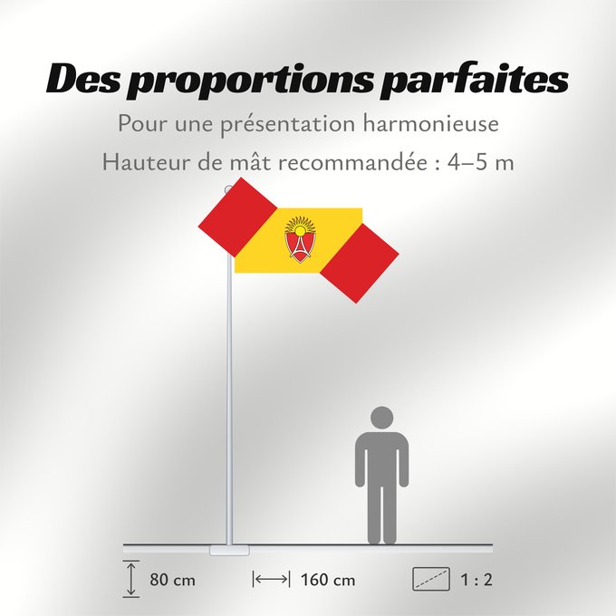 Proportions du drapeau : Aerodrom Municipality, North Macedonia	The old flag of Aerodrom Municipality	Aerodrom (jusqu'en 2012)	Aerodrom (hasta 2012)	Aerodrom (bis 2012)	Aerodrom (fino al 2012)	Старо знаме на Општина Аеродром
