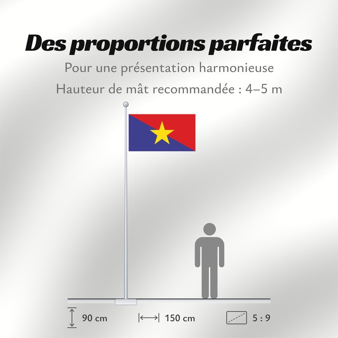 Proportions du drapeau : Mm army 2