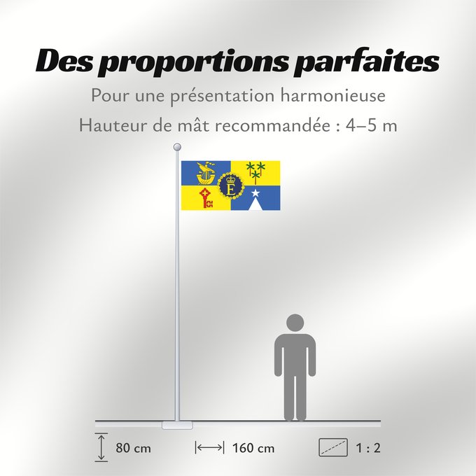 Proportions du drapeau : Royal Standard of Mauritius 1972–1992 Queen Elizabeth II s personal flag for Mauritius Étendard royal de Maurice (1972–1992) Estandarte Real de Mauricio (1972–1992) Königsstandarte von Mauritius (1972–1992) Stendardo Reale di Mauritius (1972–1992)