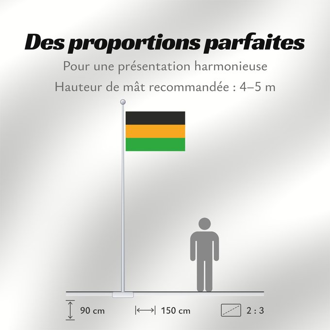 Proportions du drapeau : Bushmanland	Bushmanland (former homeland)	Bushmanland (ancien homeland)	Bushmanland (antiguo homeland)	Bushmanland (ehemaliges Homeland)	Bushmanland (ex homeland)
