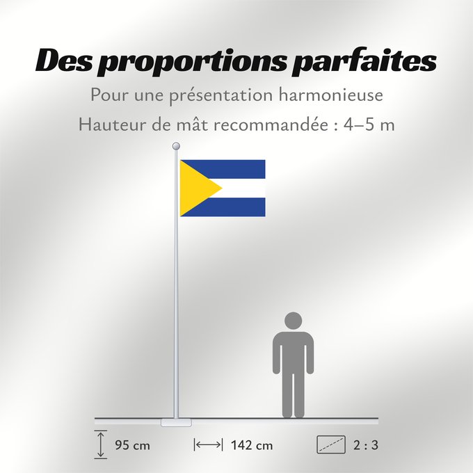 Proportions du drapeau : Muiden Dutch municipality of Muiden