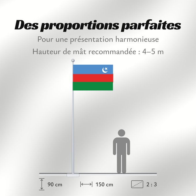 Proportions du drapeau : State of Kharan	État de Kharan	Estado de Kharan	Staat Kharan	Stato di Kharan	Historical Pakistani state of Kharan