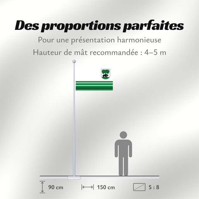 Proportions du drapeau : POL Barwice	Barwice	Barwic