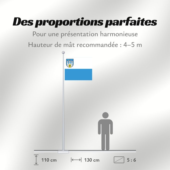 Proportions du drapeau : POL Chojnów	Chojnów	Chojnowa