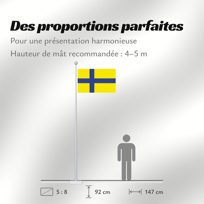 Proportions du drapeau : Ostergotland clear	Ostergotland (unofficial variant)	Östergötland (variante non officielle)	Östergötland (variante no oficial)	Östergötland (inoffizielle Variante)	Östergötland (variante non ufficiale)	A variant of Image Flag of Ostergotland