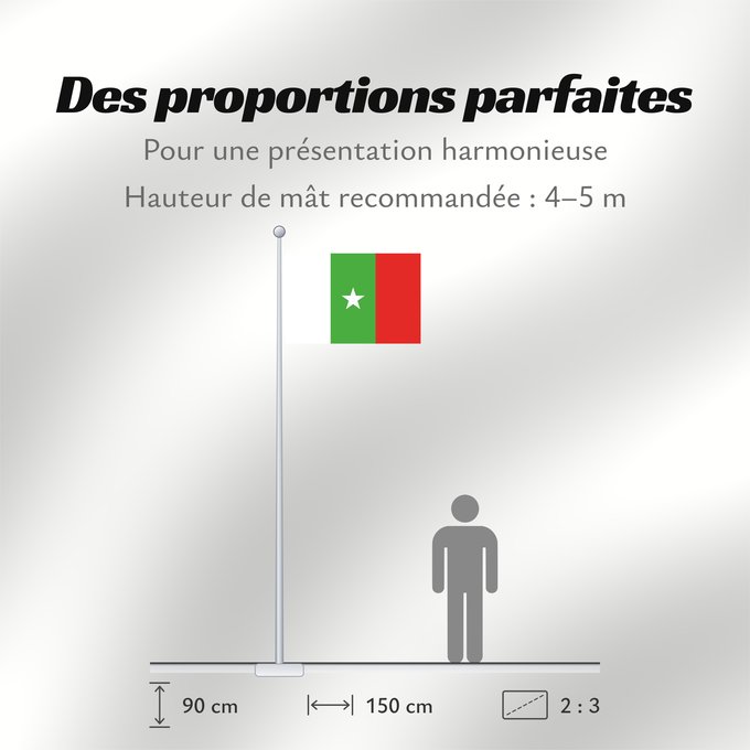 Proportions du drapeau : Casamance	Casamance (MFDC)	Separatist movement MFDC in Casamance, Senegal