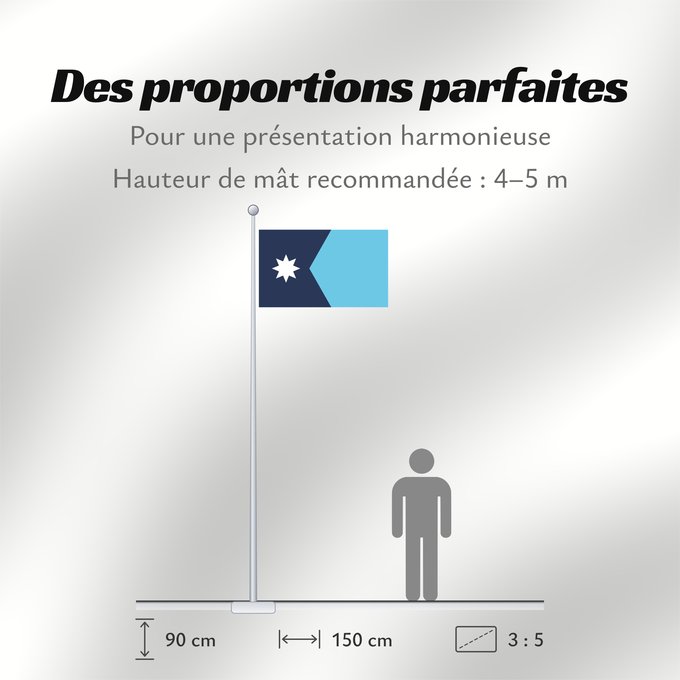 Proportions du drapeau : Minnesota	Minnesota, since May 11, 2024