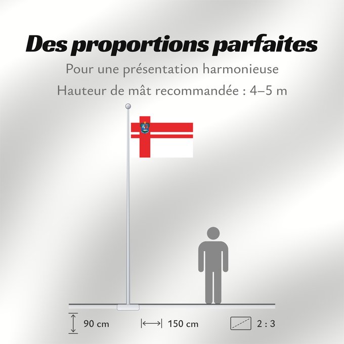 Proportions du drapeau : Florida Department	Florida