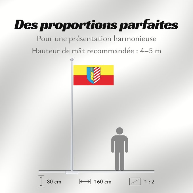 Proportions du drapeau : Salihorsk	Soligorsk, Belarus	Флаг Солигорска, Беларусь