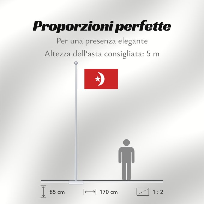 Proporzioni della bandiera: Umm al-Qaiwain Umm al-Quwain علم إمارة أم القيوين