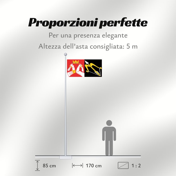 Proporzioni della bandiera: Itä-Suomen lääni