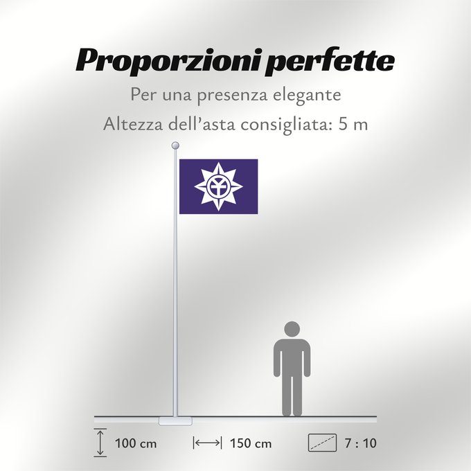Proporzioni della bandiera: Okayama