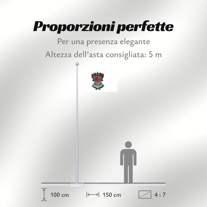 Proporzioni della bandiera: Michoacan Michoacán