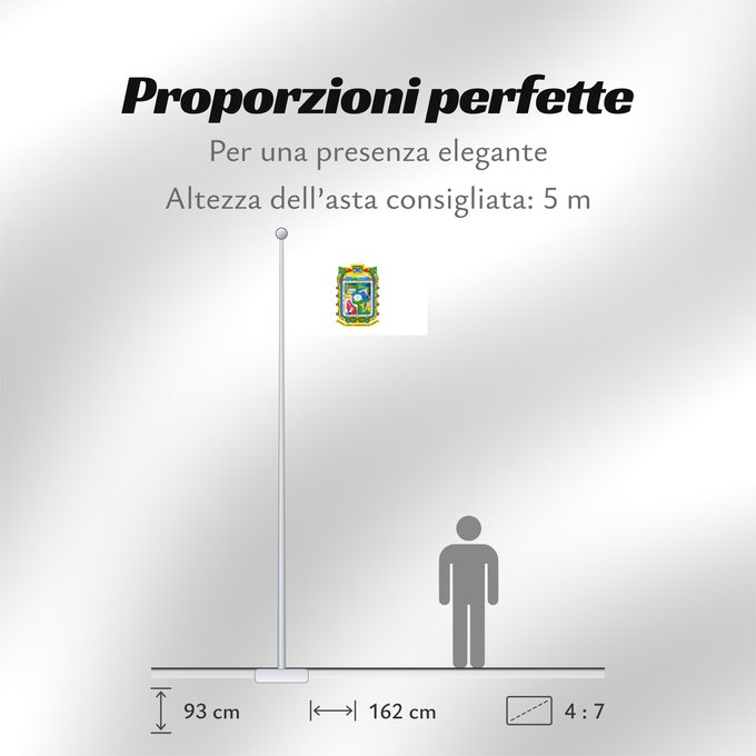 Proporzioni della bandiera: Puebla