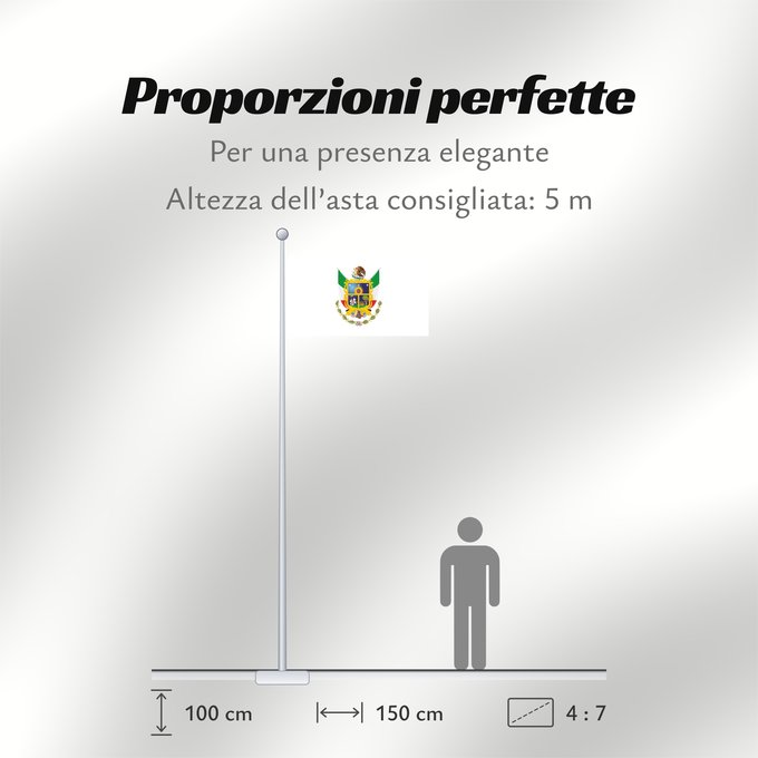 Proporzioni della bandiera: Queretaro	Querétaro	Querétaro 