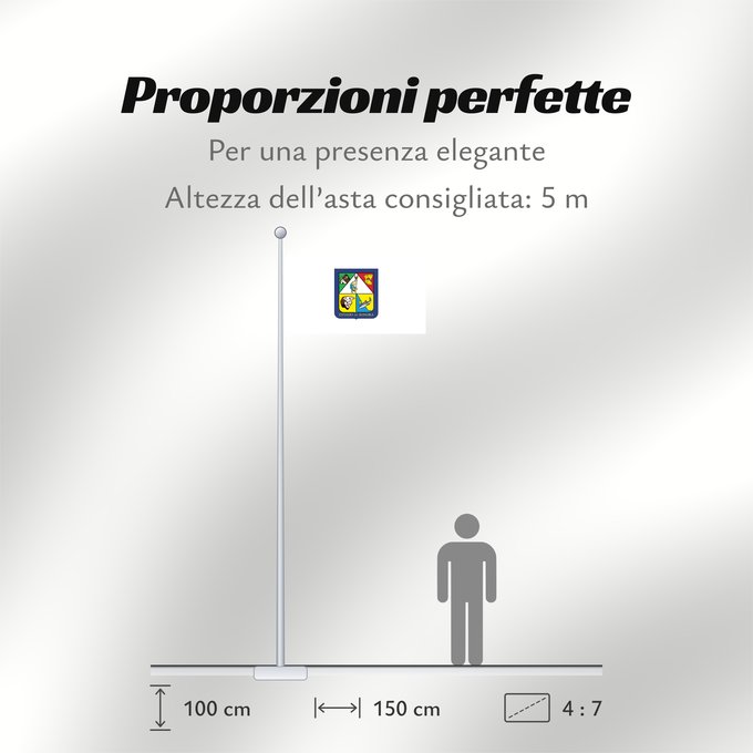 Proporzioni della bandiera: Sonora